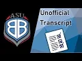 Finding Your Transcript