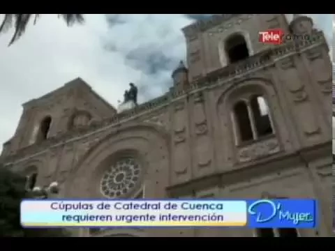 Cúpulas de catedral de Cuenca requieren urgente intervención