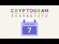 Cryptogram Daily Challenge february 7 2025