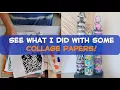 The SURPRISING way I turned COLLAGE Papers into a Beautiful Sculpture - I Didn t Expect THIS
