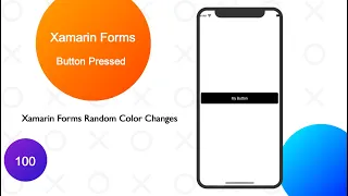 Xamarin Forms Random Color Changes on Button Clicked using C