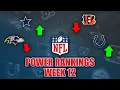 Week 12 NFL Power Rankings R I P Joe Burrow Ravens Are In Free Fall