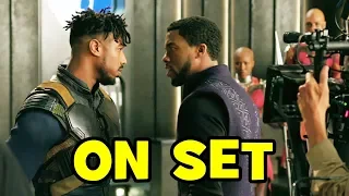 behind the scenes on black panther movie b roll u0026 bloopers 