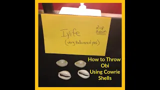 How to Throw Obi Using Cowrie Shells ATR A Traditional Way to Communicate with Divinity