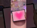 how I make my iPad cute aesthetic homescreen tutorial widgets iPad apps procreate