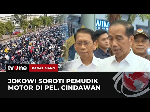 Presiden Jokowi Tinjau Mudik Lebaran di St. Pasar Senen