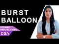 Burst Balloon Problem Dynamic Programming Data Structures and Algorithms