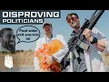 Politician claims Assault Rifles create foot wide exit wounds