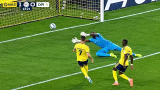 هدف كريستيانو رونالدو         هدفا  في مسيرته  بقي    هدفا  فقط على الوصول إلى         النصر         دندنها