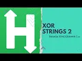 HackerRank XOR STRINGS 2