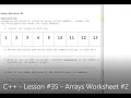 C - Lesson