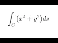 Line Integral Example