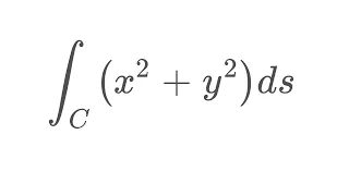 Line Integral Example