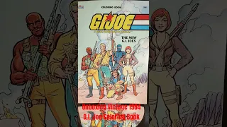 Unboxing Vintage 1984 G I JOE Coloring Book