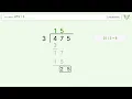 Long Division Problem Step-by-Step Solution
