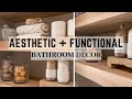 AESTHETIC FUNCTIONAL BATHROOM DECOR STYLING 2024