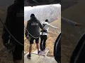 Download Lagu Bungee jumping |accident |The guy forgotten to tie the rope onto her! Don't take stupid risk.