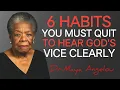 Download Lagu 6 Habits You Must Quit to Hear God’s Voice Clearly || Dr. Maya Angelou wisdom