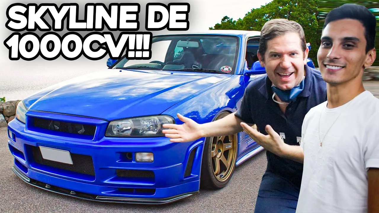 MOTOR RB26 DE 1000CV DO NISSAN SKYLINE R34 DO @ViParreira!!???????? ESSE GT-R VAI FICAR UM MONSTRO!!????