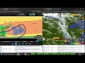 Moments before Tornado Outbreak heads to Bismarck w WXL78 Radar ENH Risk