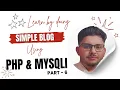 Create a Simple Blog Website With PHP MySQL Tailwind CSS Filter category view Post Part - 6