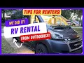 Our Outdoorsy RV rental experience Van life trip