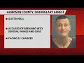 Indiana man accused of stealing car and breaking into several homes is facing 21 charges