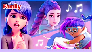 Family Movie Night Song Compilation 🎶 KPop Demon Hunters, Spellbound + MORE | Netflix Family