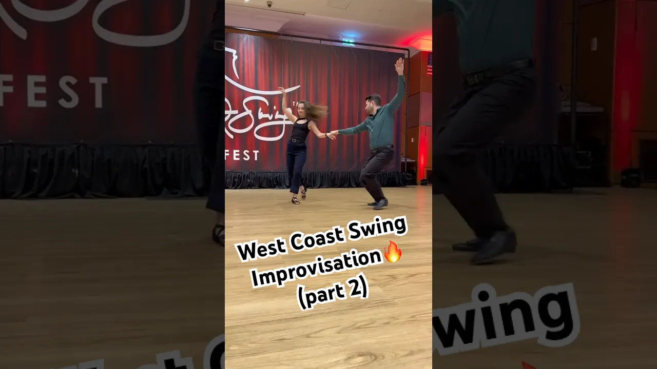 West Coast Swing Improvisation Part 2 #semionmaria #westcoastswing #modernswing #improvisation
