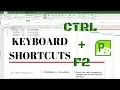 Microsoft Project 2016 Training - 5 Most used Keyboard Shortcuts and tips to speed up your workflow
