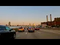 Driving from The Bronx to Times Square at Sunset NYC Dusk Drive 4K