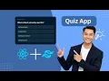 Build a Quiz App in React JS with Tailwind CSS Step by Step Tutorial 2025
