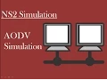 Simulation of aodv routing in manet