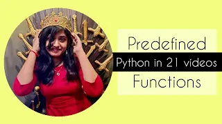 07 Predefined functions Python for beginners Beauty with codes