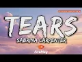 Download Lagu Sabrina Carpenter - Tears (Lyrics)