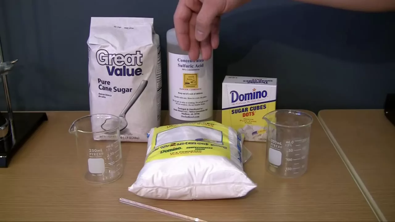 Don't Try This at Home - 3 - Sulfuric Acid and Sugar