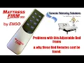 ENSO Mattress Firm 300 Adjustable Base Remote Control Box Toubleshooting 4K
