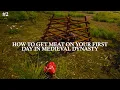 How To Get Meat on Your First Day in Medieval Dynasty