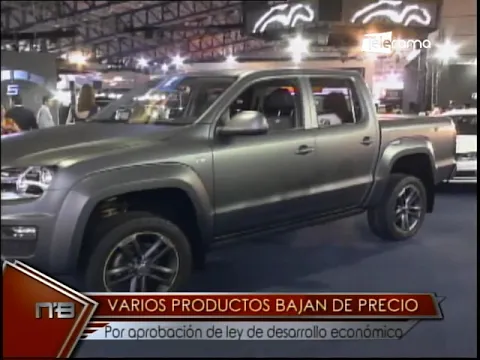 Varios productos bajan de precio por aprobación de ley de desarrollo económico