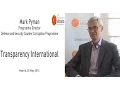 Mark Pyman - Defence and Security Counter Corruption Programme