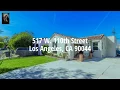 517 W 110th Street Los Angeles CA 90044