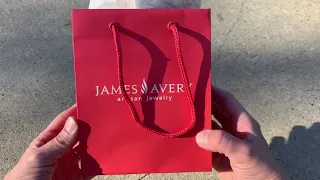 James Avery Oval Prasiolite Ring