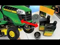 How To Change Oil and Oil Filter on John Deere D130 D140 22 HP 2011 - 2017