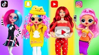 Download Social Network Style / 10 LOL Surprise and Barbie DIYs MP3