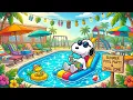 Poolside Chill Jazz with Snoopy Woodstock Background Music for Focus Happy Summer Vibes