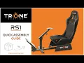 TRONE RS1 Full Assembly Guide Sim Racing Cockpit Installation Walkthrough Trone Seating