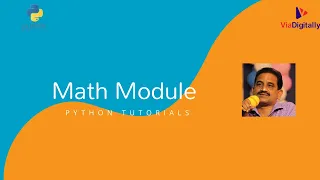 Math Module in Python Python Tutorial for Beginners Learn python online