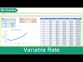 Variable Rate Mortgage Repayment Calculator - Build An Amortisation Table In Excel