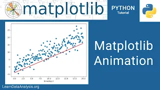 Matplotlib Tutorial Example of how to create chart animation with matplotlib in Python