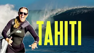 I Try SURFING in TAHITI & Explore The OLYMPICS Deadly Teahupo’o Wave! [Ep. 160]